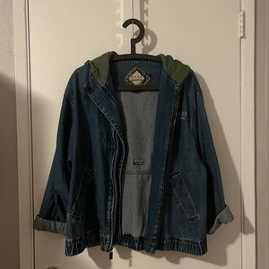 Giorgio Beverly Hills Vintage denim oversized jean jacket